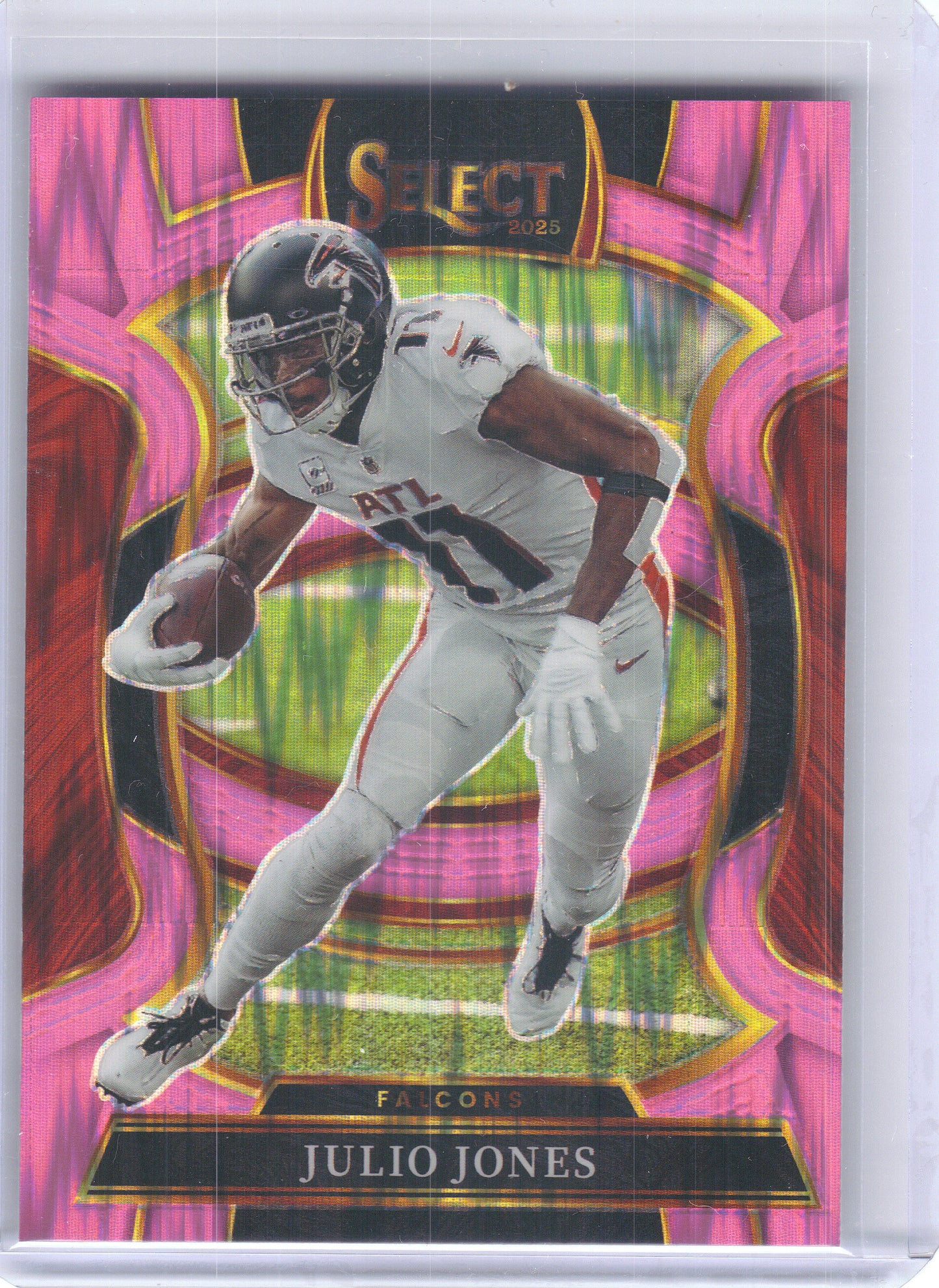 2025 Panini Select #49 Julio Jones Pink Prizm Shock Atlanta Falcons