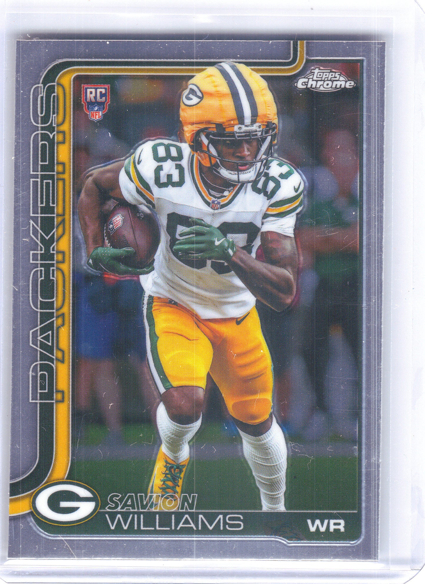 2025 Topps Chrome #340 Savion Williams Green Bay Packers Rookie