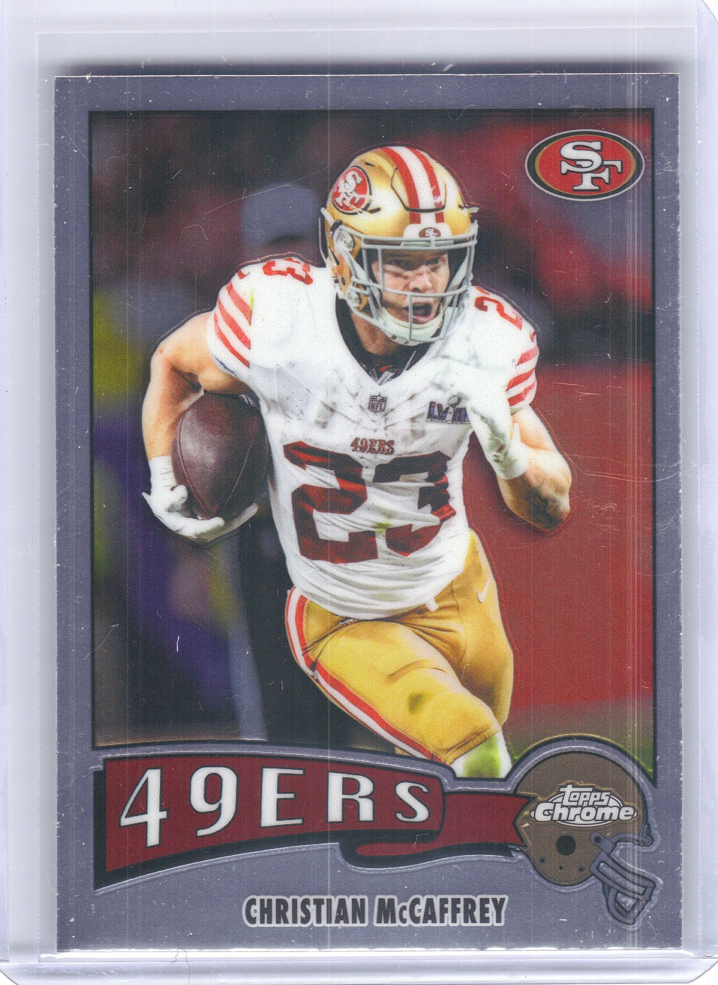 2025 Topps Chrome #1975-29 Christian McCaffrey 1975 Topps San Francisco 49ers
