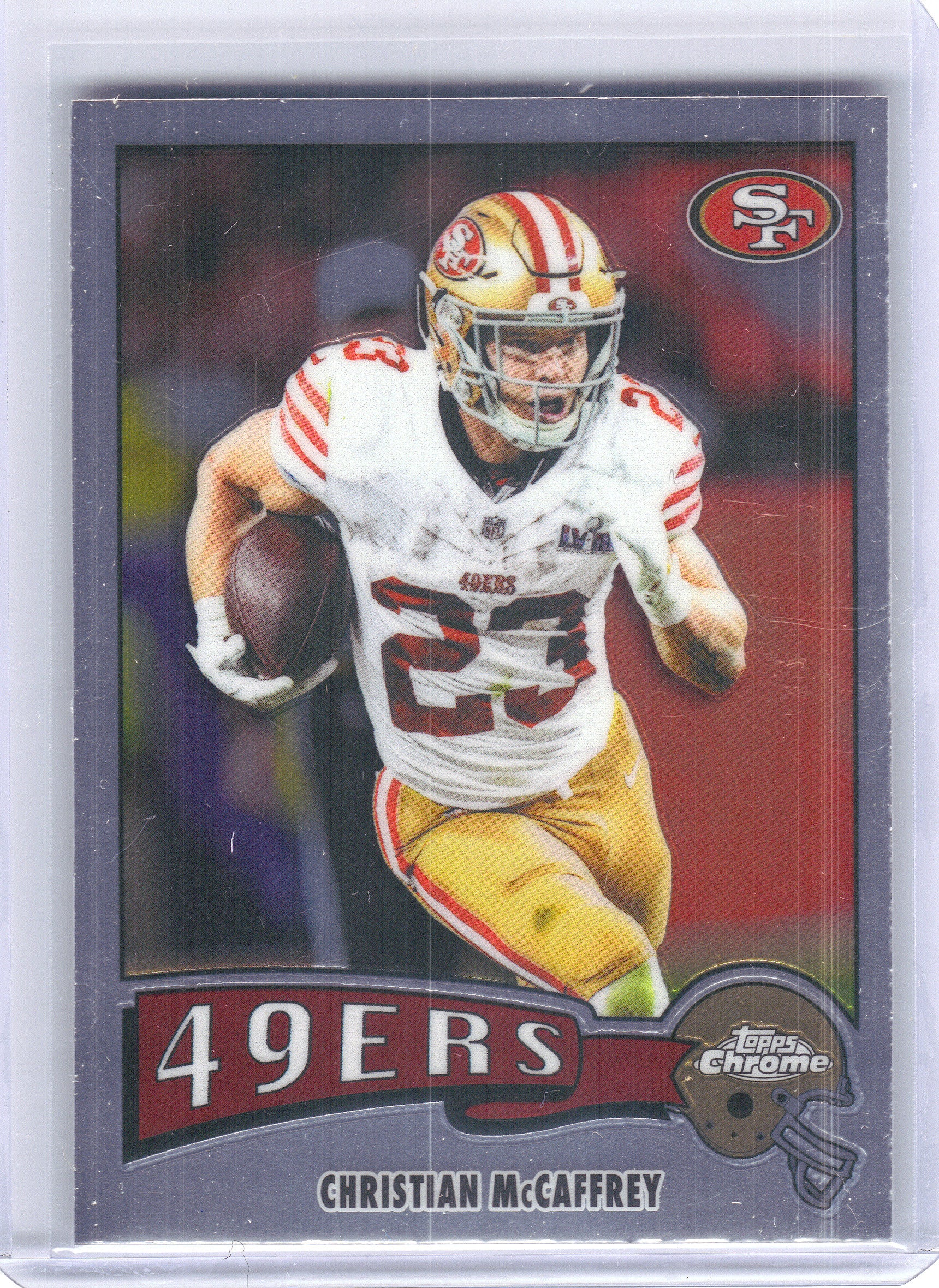 2025 Topps Chrome #1975-29 Christian McCaffrey 1975 Topps San Francisco 49ers