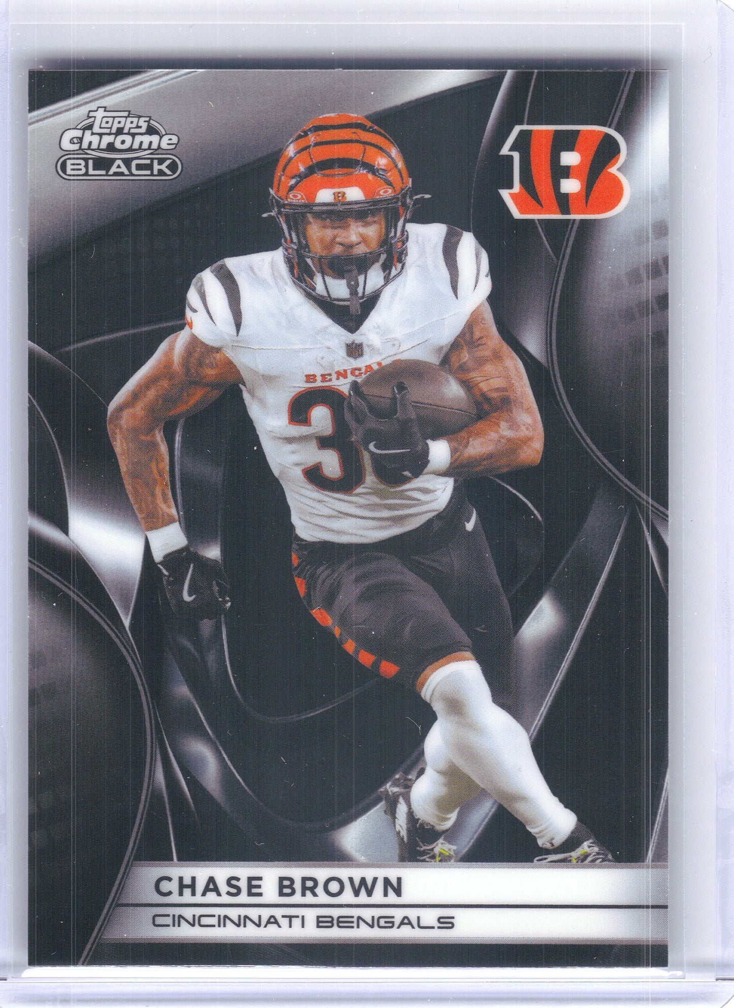 2025 Topps Chrome Black #22 Chase Brown Cincinnati Bengals