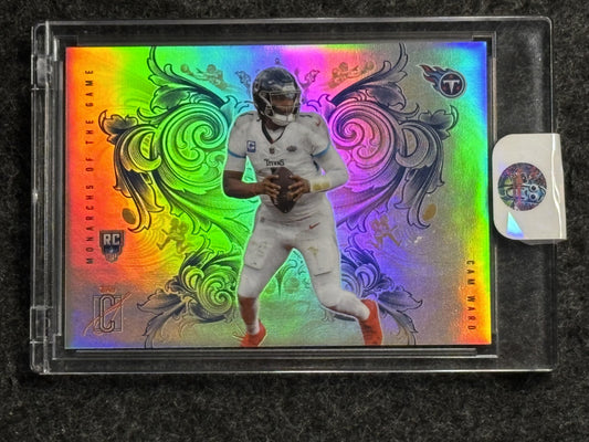 2025 Topps Signature Class #MTG-14 Cam Ward Monarchs Of The Game Tennessee Titans