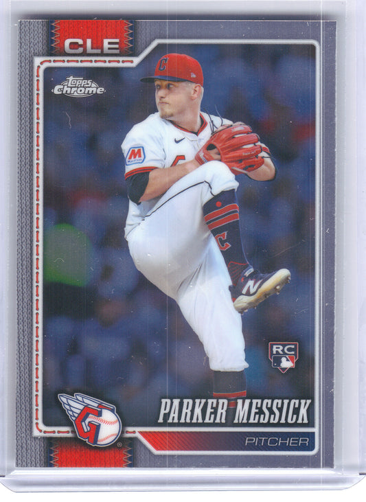 2026 Topps #67 Parker Messick Cleveland Guardians Rookie