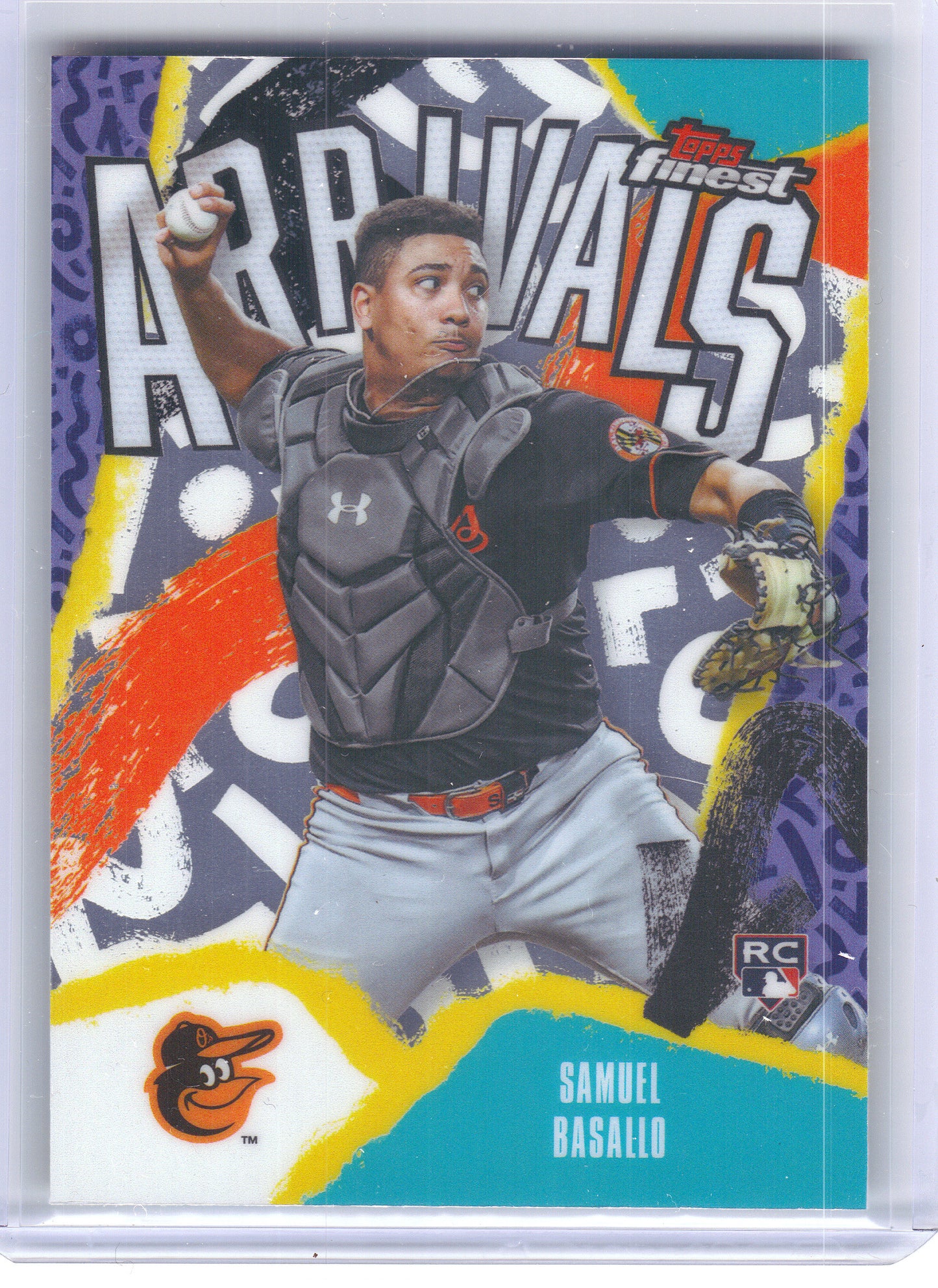 2026 Finest #A-3 Samuel Basallo Arrivals Baltimore Orioles