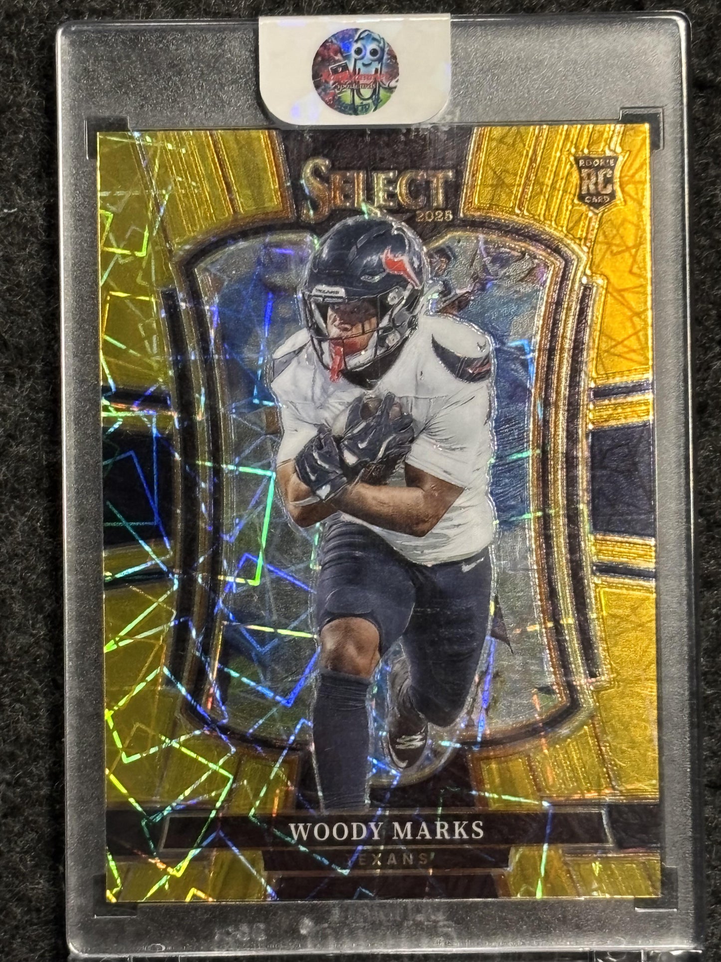 2025 Panini Select #135 Woody Marks Gold Prizm #/10 Houston Texans SN