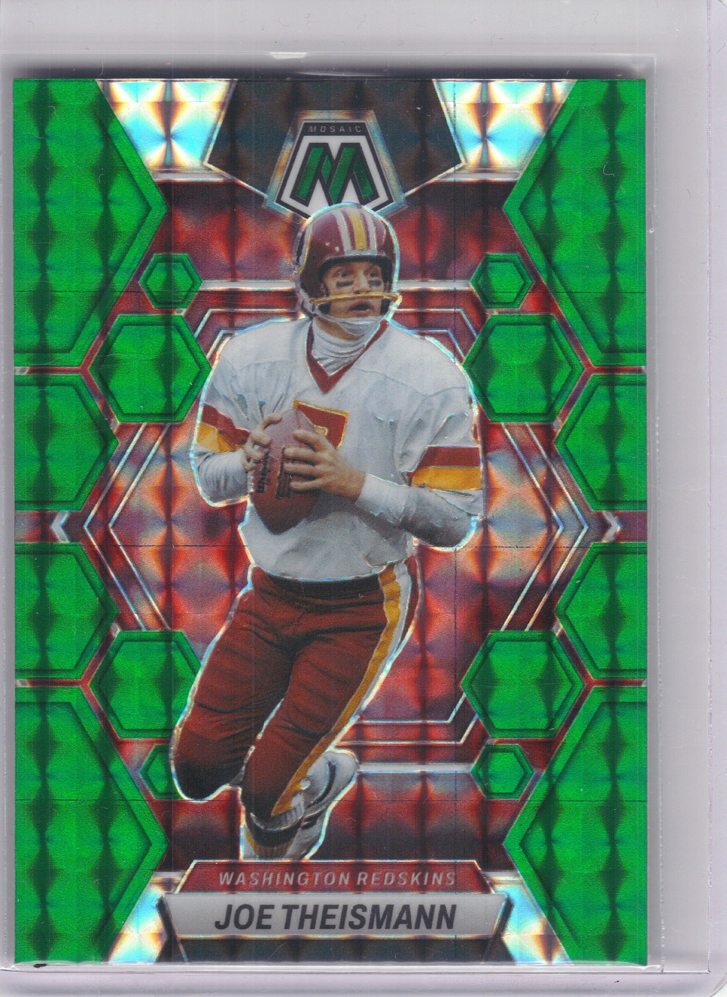 2023 Panini Mosaic #250 Joe Theismann Green Mosaic Washington Redskins