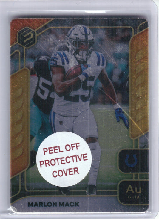 2020 Panini Elements #28 Marlon Mack #/79 Indianapolis Colts SN