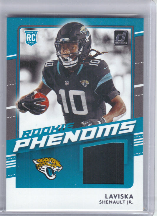 2020 Donruss #RP-LS Laviska Shenault Jr. Rookie Phenom Jerseys Jacksonville Jaguars Memorabilia