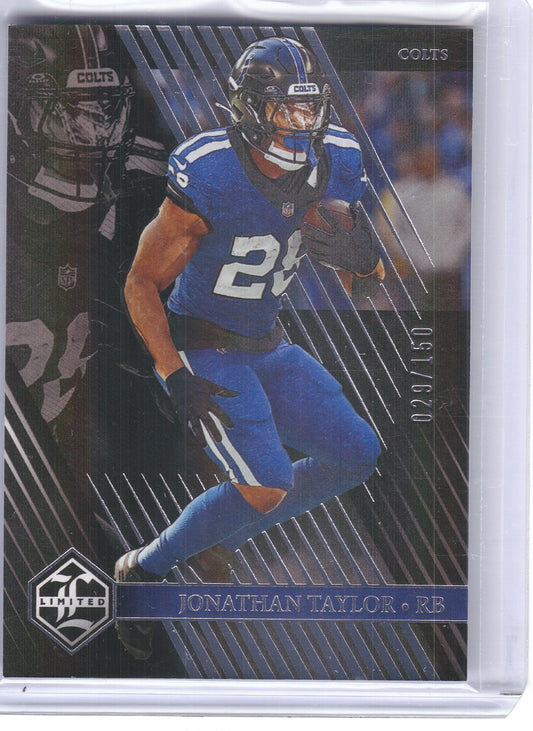 2023 Panini Limited #43 Jonathan Taylor Silver Spotlight #/150 Indianapolis Colts SN