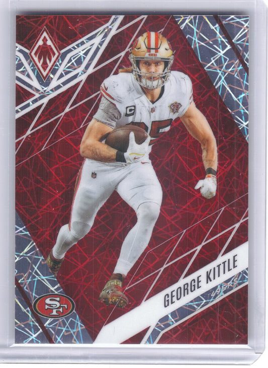 2022 Panini Phoenix #57 Eli Mitchell Red Lazer #/125 San Francisco 49ers SN
