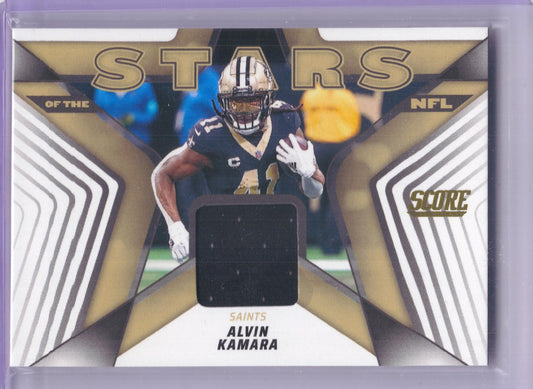 2025 Score #SNJ-AKA Alvin Kamara Stars of the NFL Jerseys New Orleans Saints Memorabilia