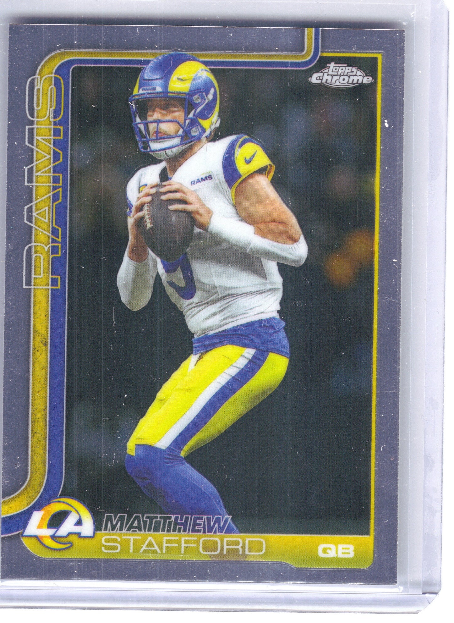 2025 Topps Chrome #169 Matthew Stafford Los Angeles Rams