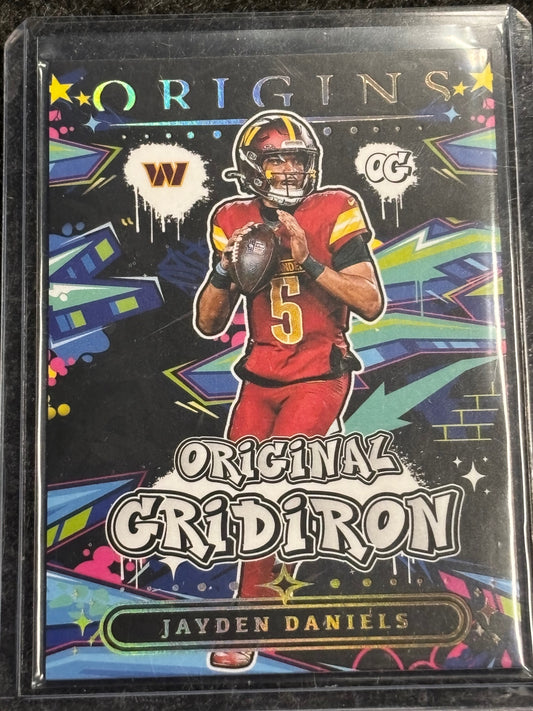 2025 Panini Origins #20 Jayden Daniels Original Gridiron Washington Commanders