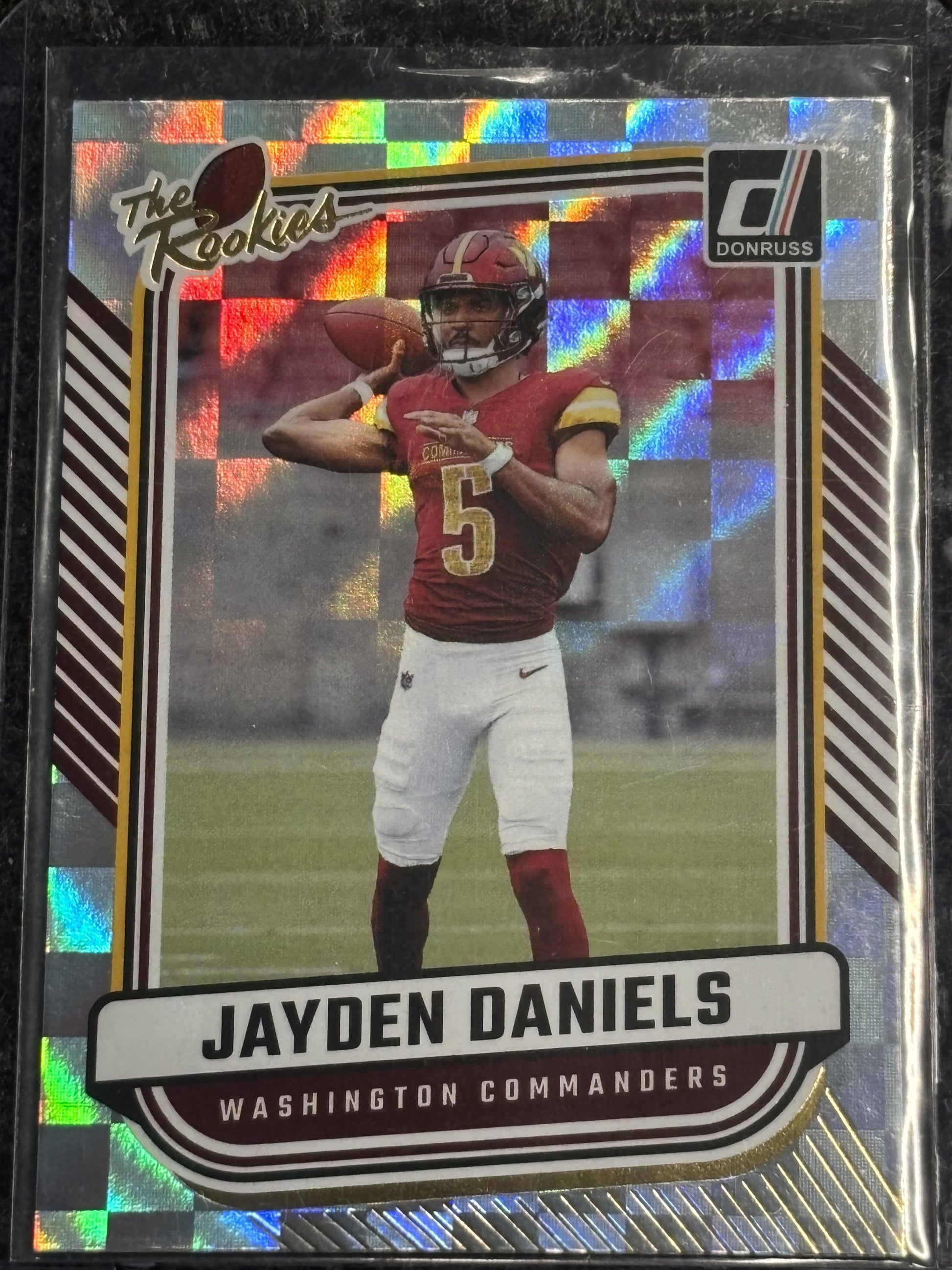 2024 Donruss #TR-37 Jayden Daniels The Rookies RC Washington Commanders