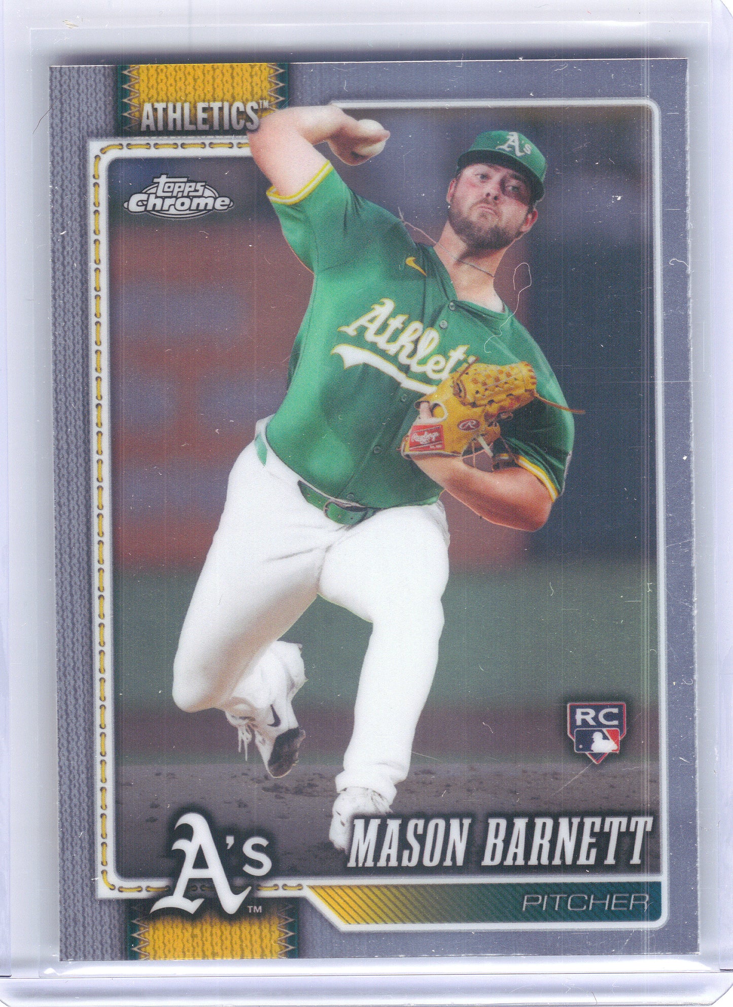 2026 Topps Chrome #22 Mason Barnett Athletics Rookie