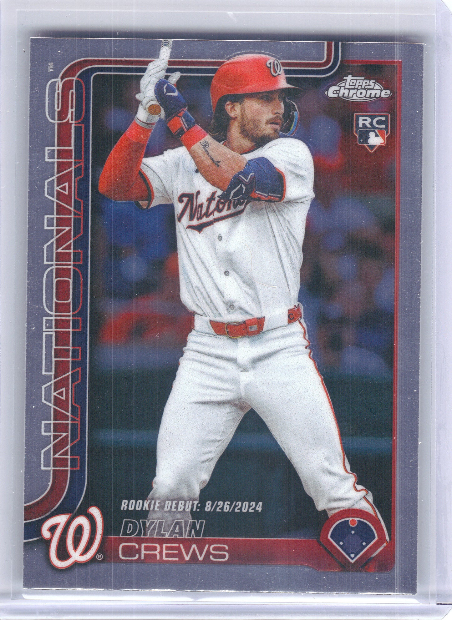 2025 Topps Chrome Update #USC190 Dylan Crews Washington Nationals