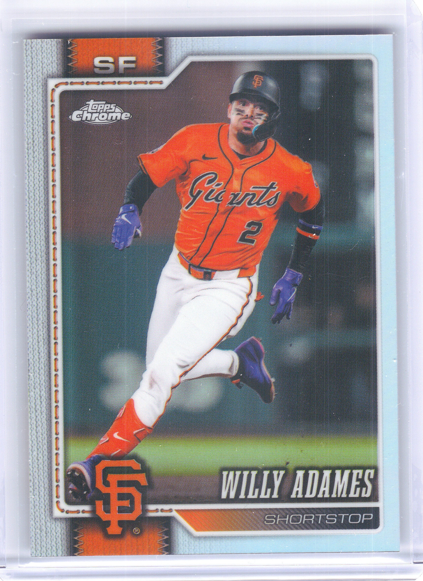 2026 Topps Chrome #140 Willy Adames Refractors San Francisco Giants