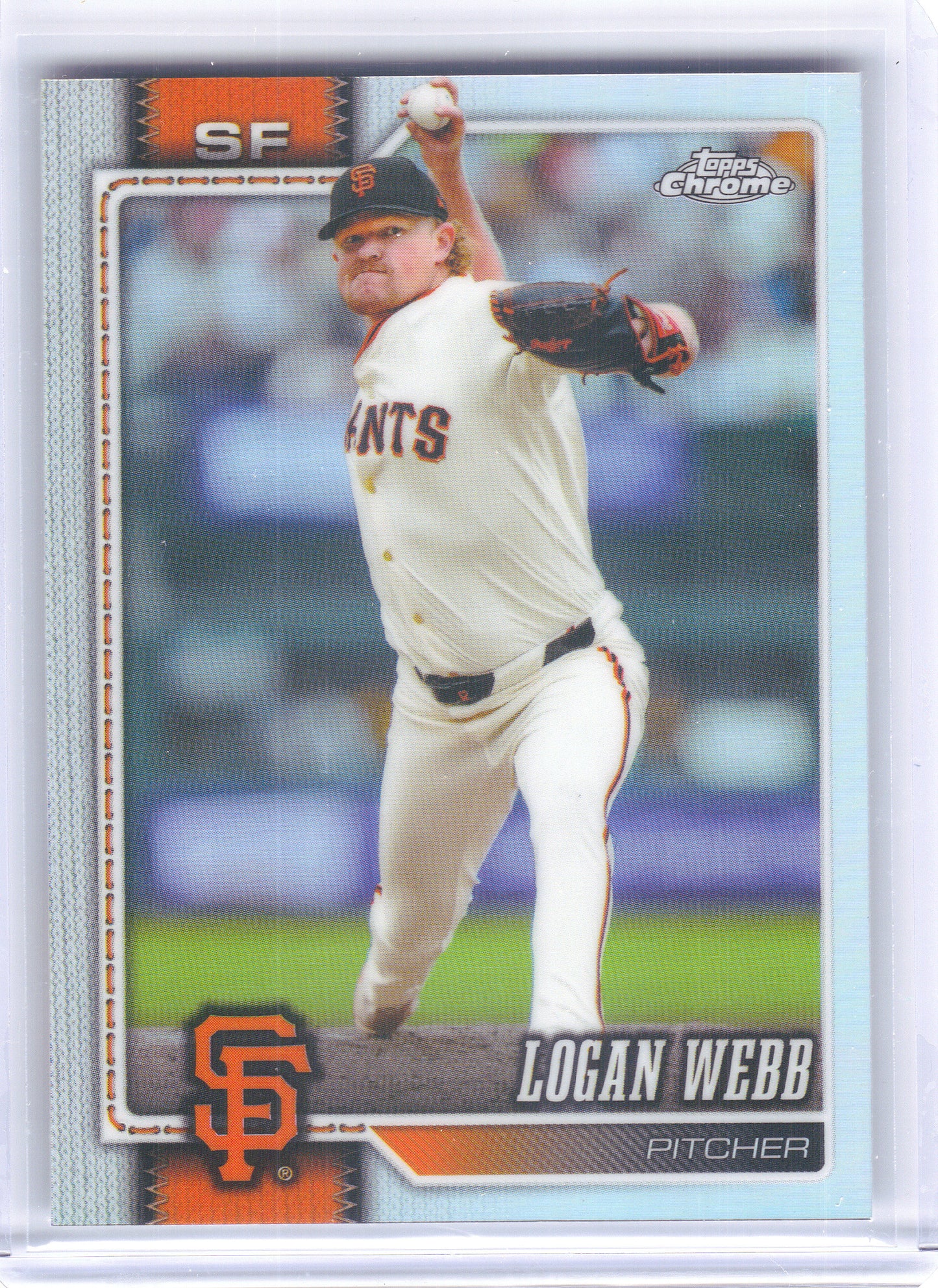 2026 Topps Chrome #238 Logan Webb Refractors San Francisco Giants