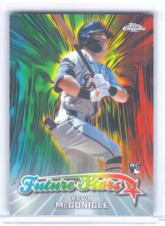 2026 Topps Chrome #FS-6 Kevin McGonigle Future Stars Detroit Tigers