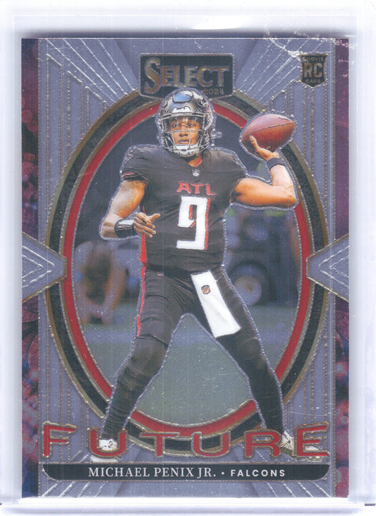 2024 Panini Select #16 Michael Penix Jr. Select Future Atlanta Falcons