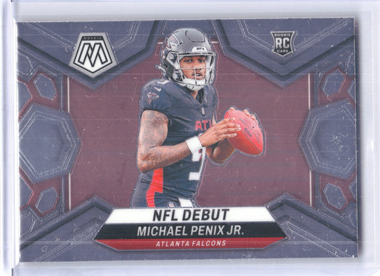 2024 Panini Mosaic #274 Michael Penix Jr. Silver Atlanta Falcons