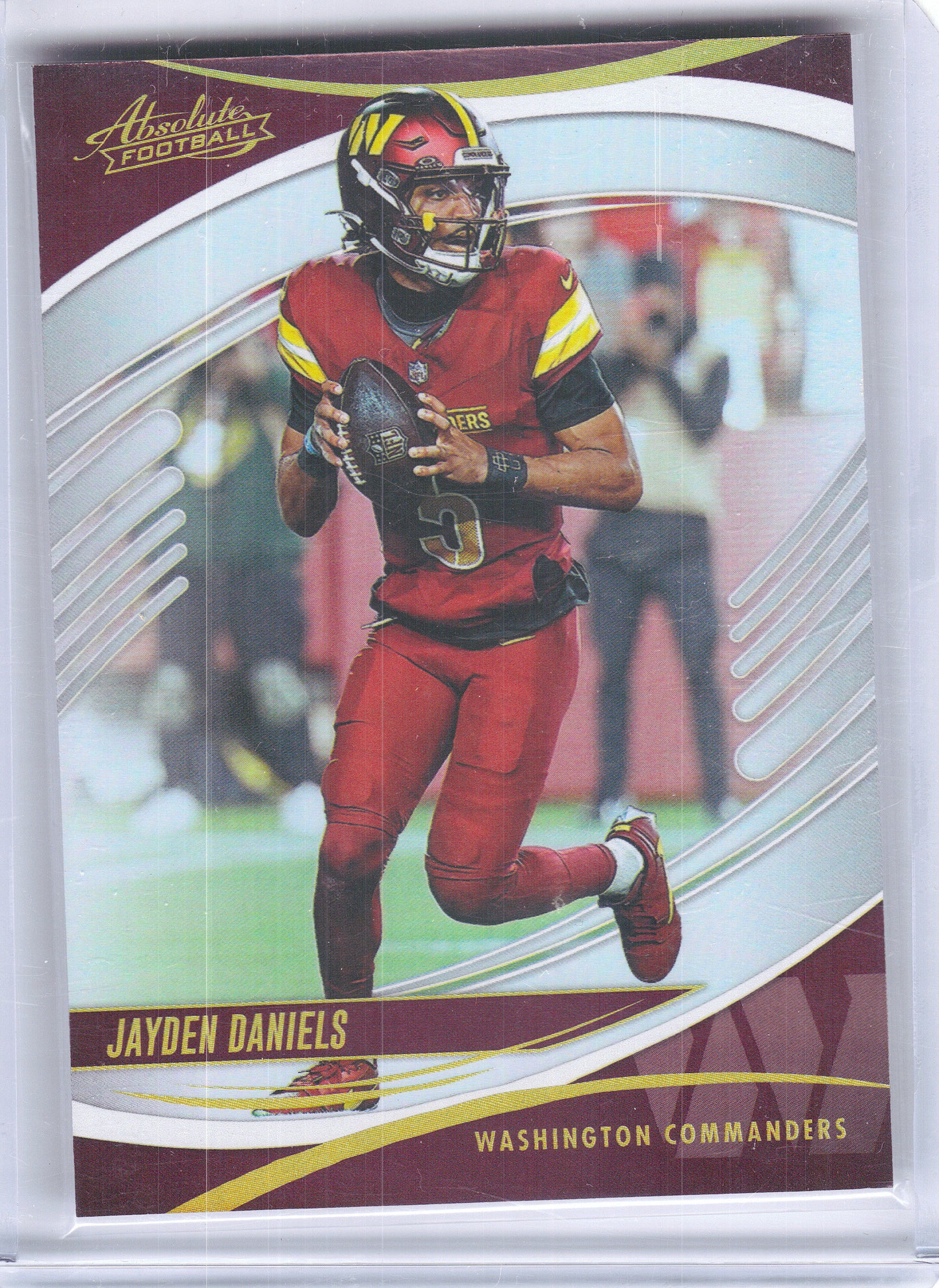 2025 Panini Absolute #44 Jayden Daniels 55pt Washington Commanders