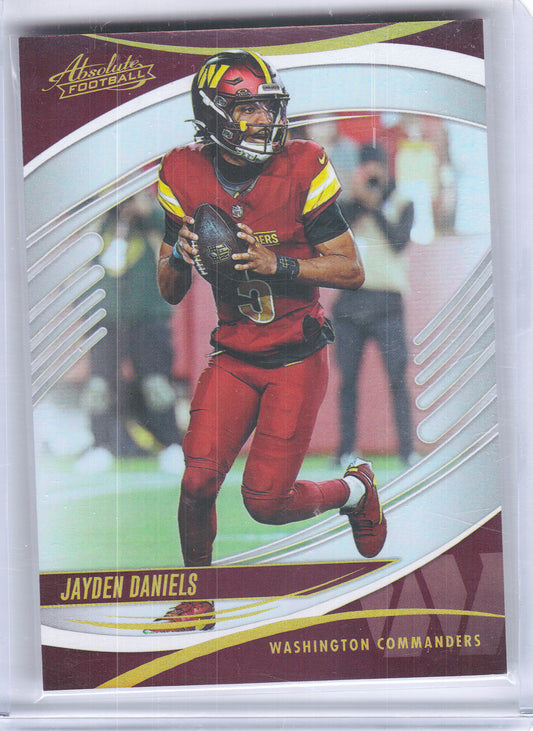 2025 Panini Absolute #44 Jayden Daniels 55pt Washington Commanders