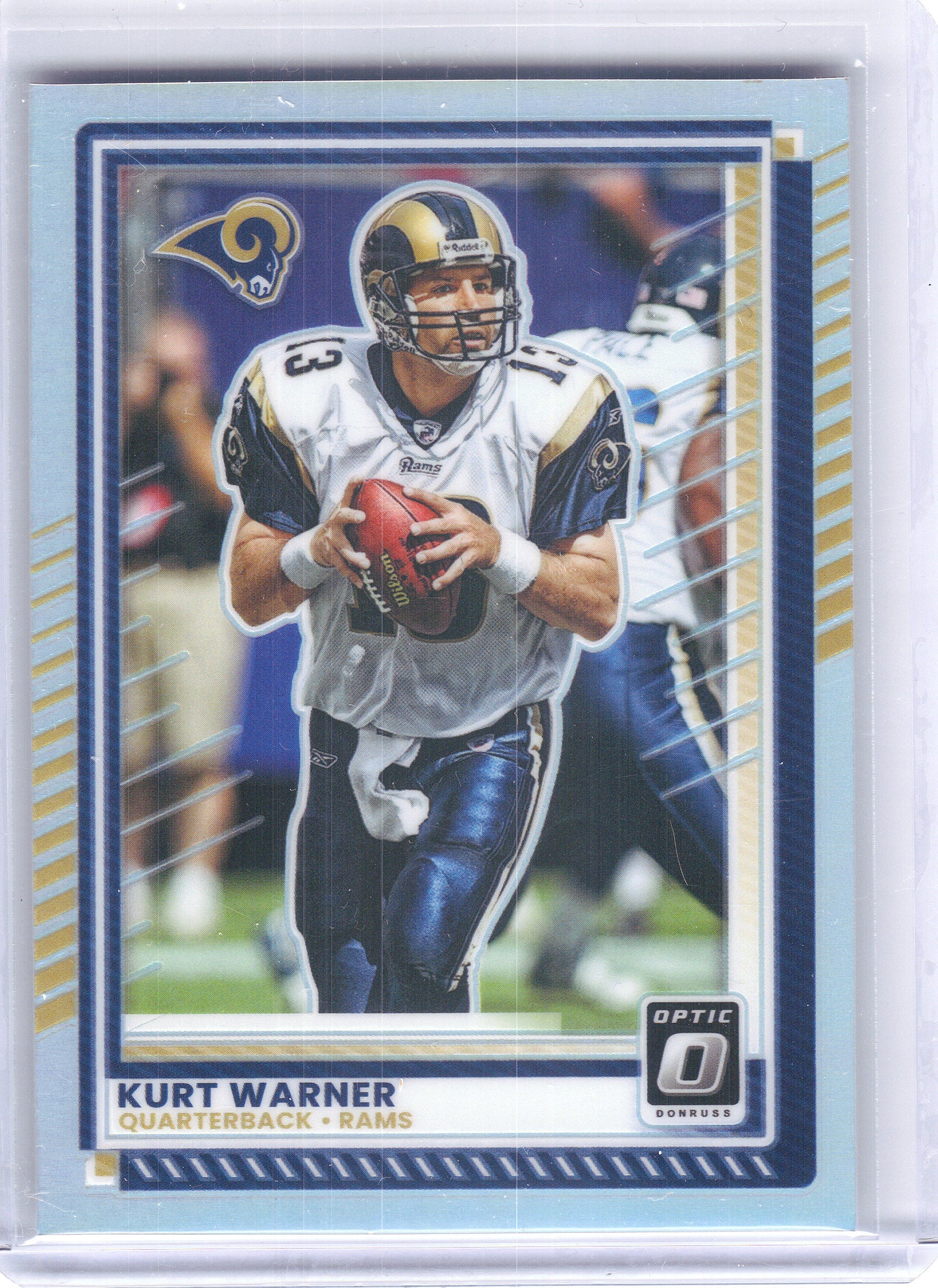 2025 Donruss Optic #27 Kurt Warner Holo St. Louis Rams