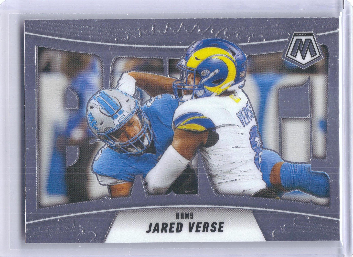2025 Panini Mosaic #2 Jared Verse Bang! Los Angeles Rams