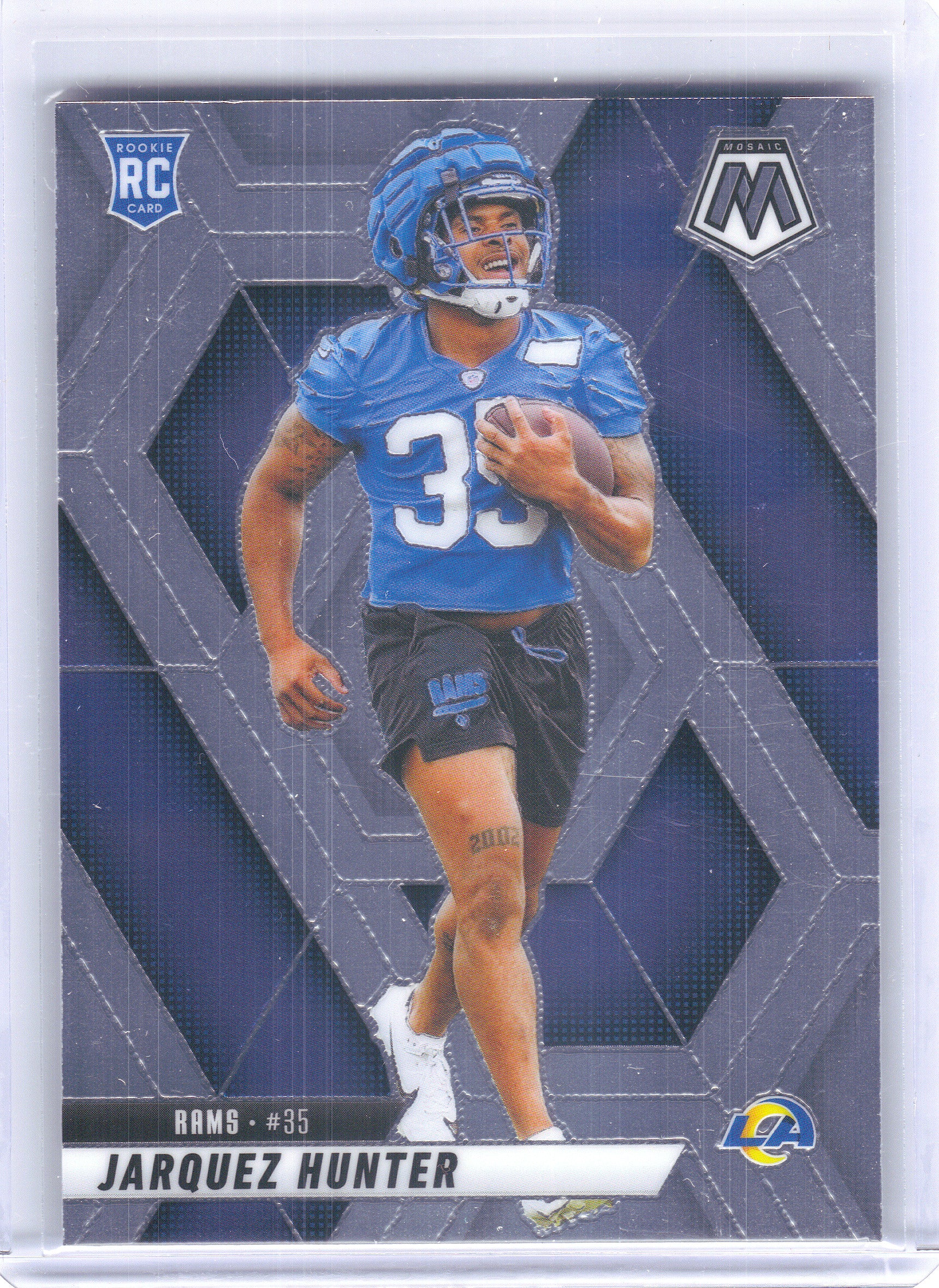 2025 Panini Mosaic #380 Jarquez Hunter Los Angeles Rams Rookie