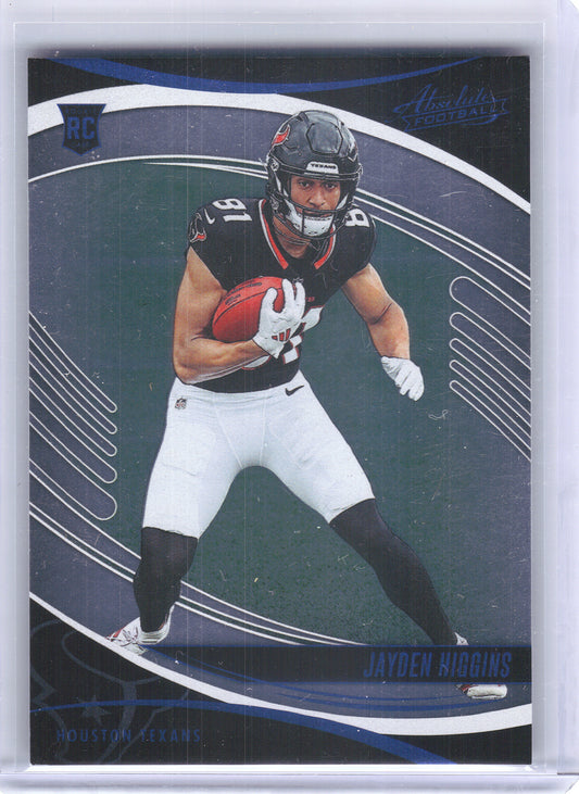 2025 Panini Absolute #138 Jayden Higgins Retail Houston Texans Rookie