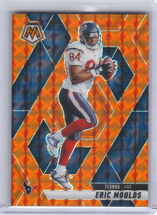 2025 Panini Mosaic #40 Eric Moulds Mosaic Orange #/199 Houston Texans SN