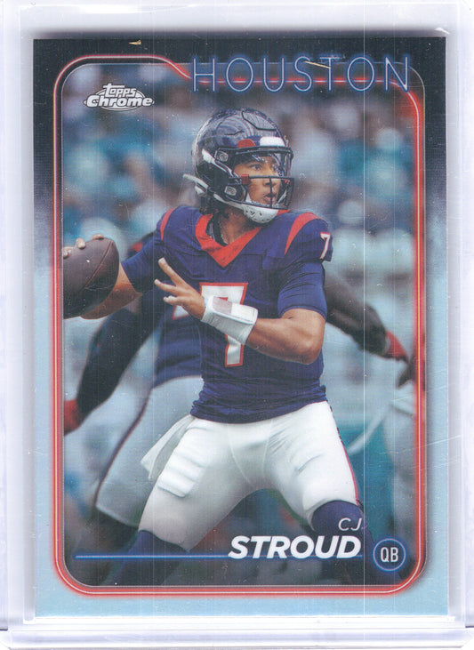 2024 Topps Chrome #83 CJ Stroud Refractor Houston Texans
