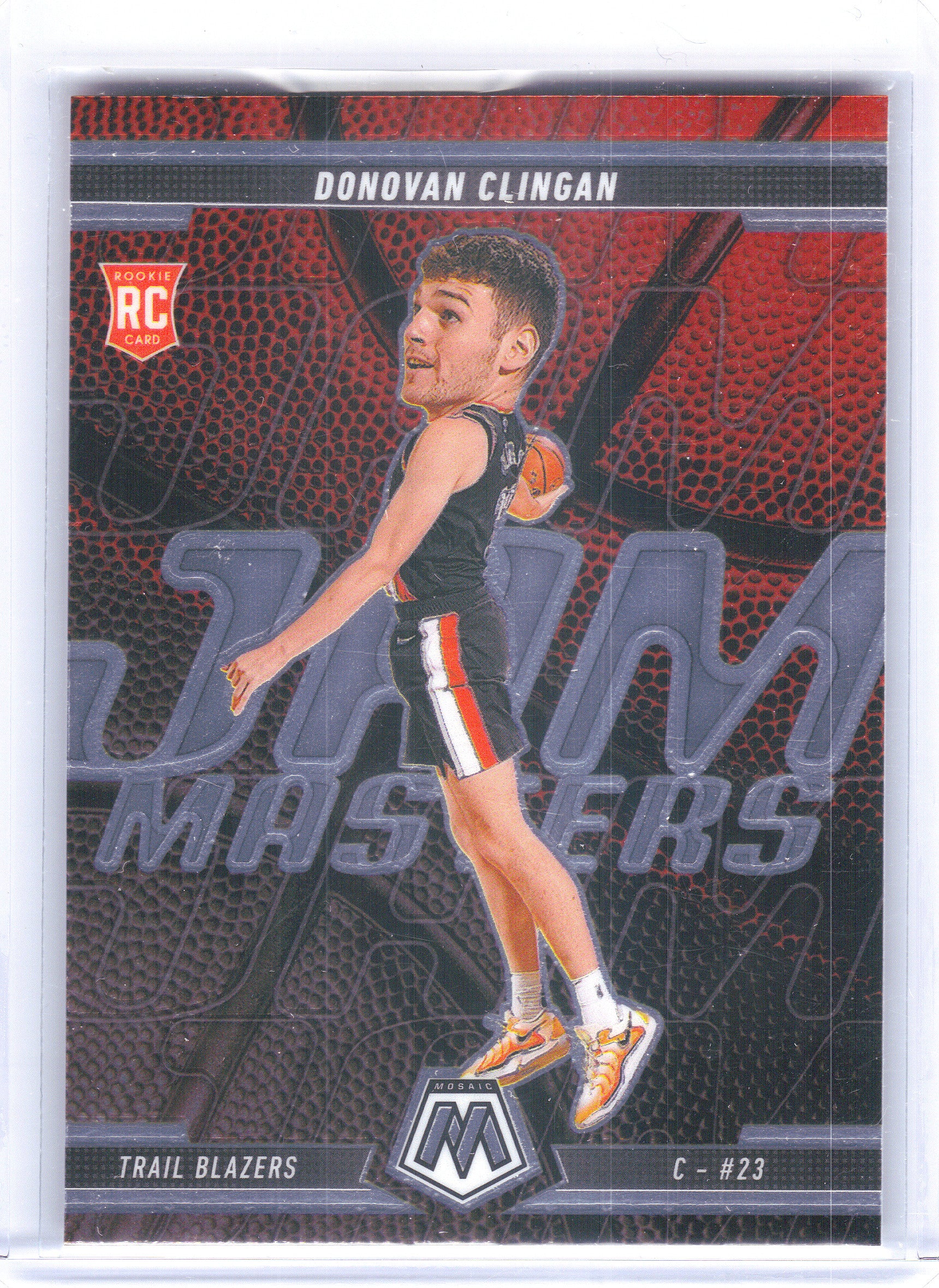 2024-25 Panini Mosaic #5 Donovan Clingan Jam Masters Portland Trail Blazers