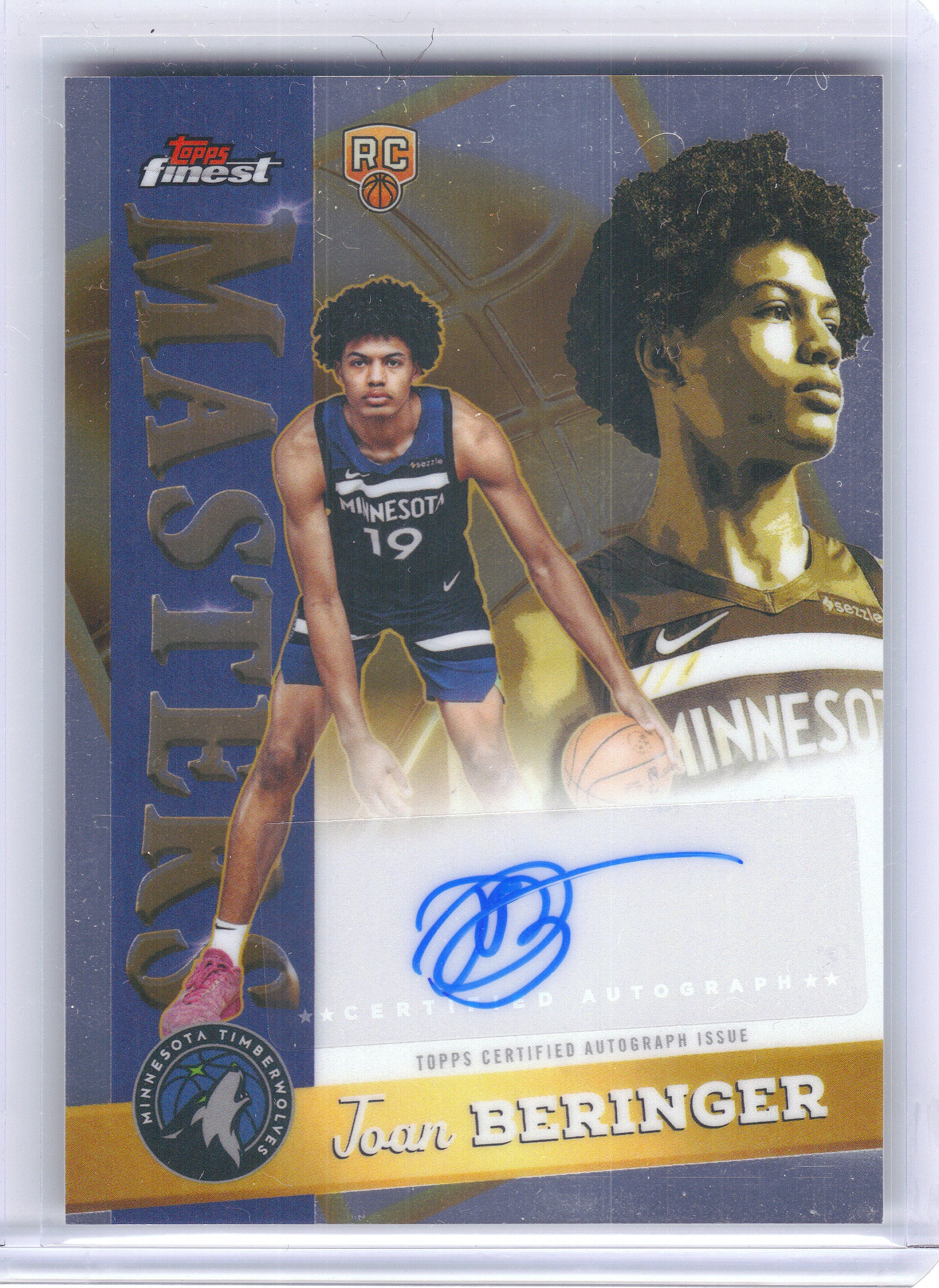 2025-26 Finest #MA-JB Joan Beringer Masters Autographs Minnesota Timberwolves Auto