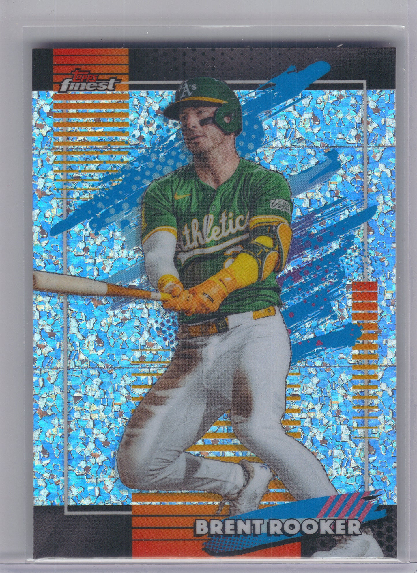 2026 Finest #126 Brent Rooker Mini-Diamond Refractors Athletics