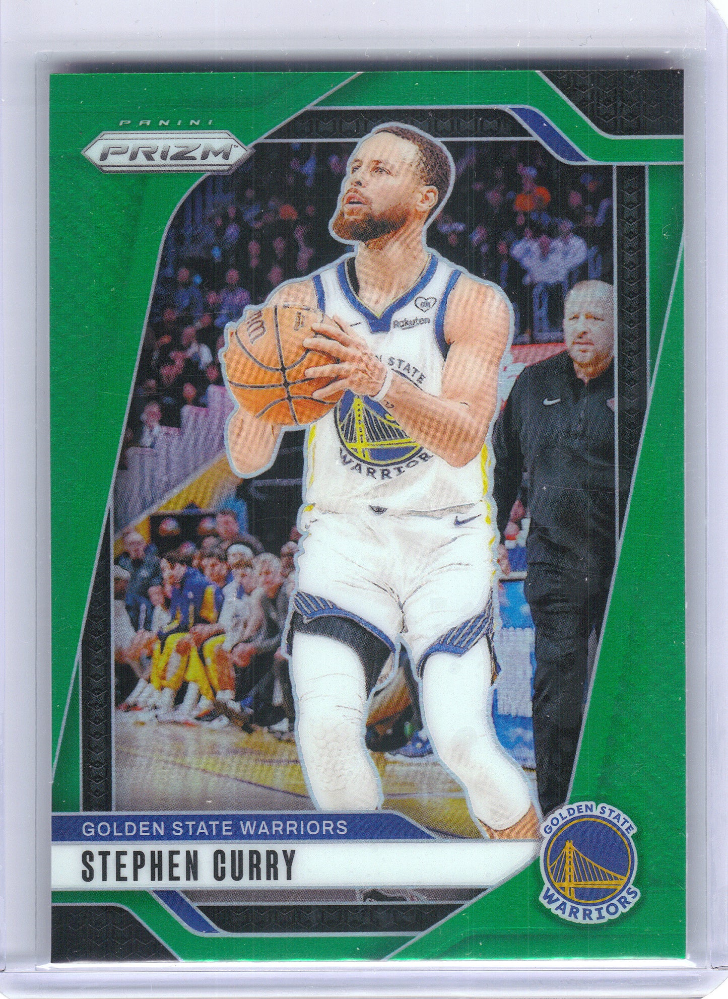 2024-25 Panini Prizm #134 Stephen Curry Prizms Green Golden State Warriors