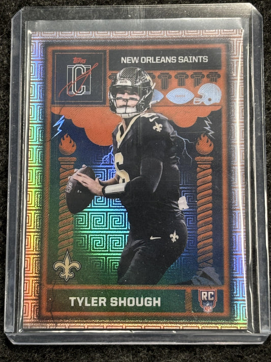 2025 Topps Signature Class #OD-17 Tyler Shough Odyssey New Orleans Saints