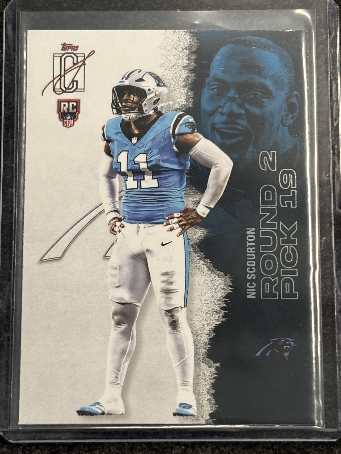 2025 Topps Signature Class #132 Nic Scourton Carolina Panthers Rookie