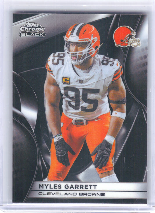 2025 Topps Chrome Black #26 Myles Garrett Cleveland Browns