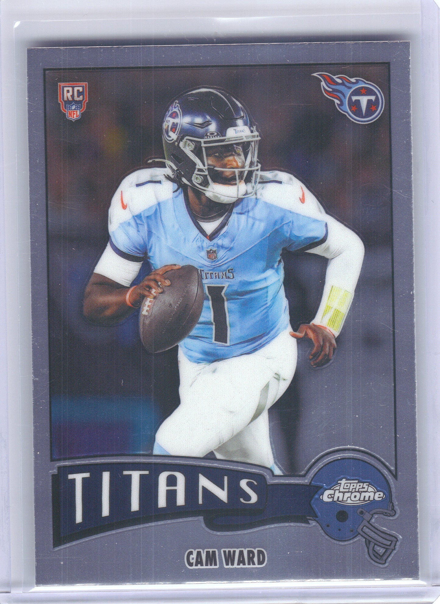 2025 Topps Chrome #1975-33 Cam Ward 1975 Topps Tennessee Titans