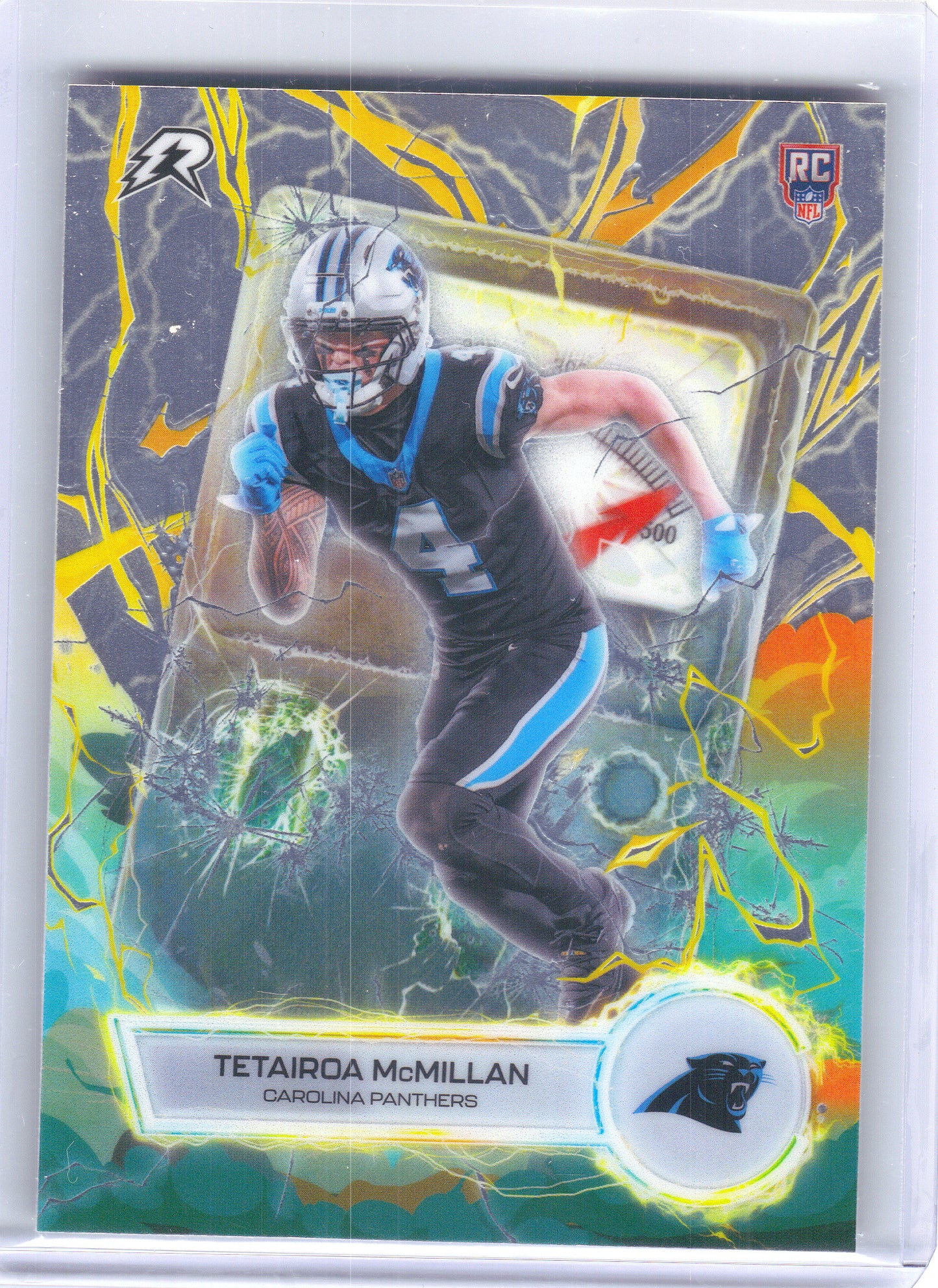 2025 Topps Resurgence #VT-12 Tetairoa McMillan Voltaic Carolina Panthers
