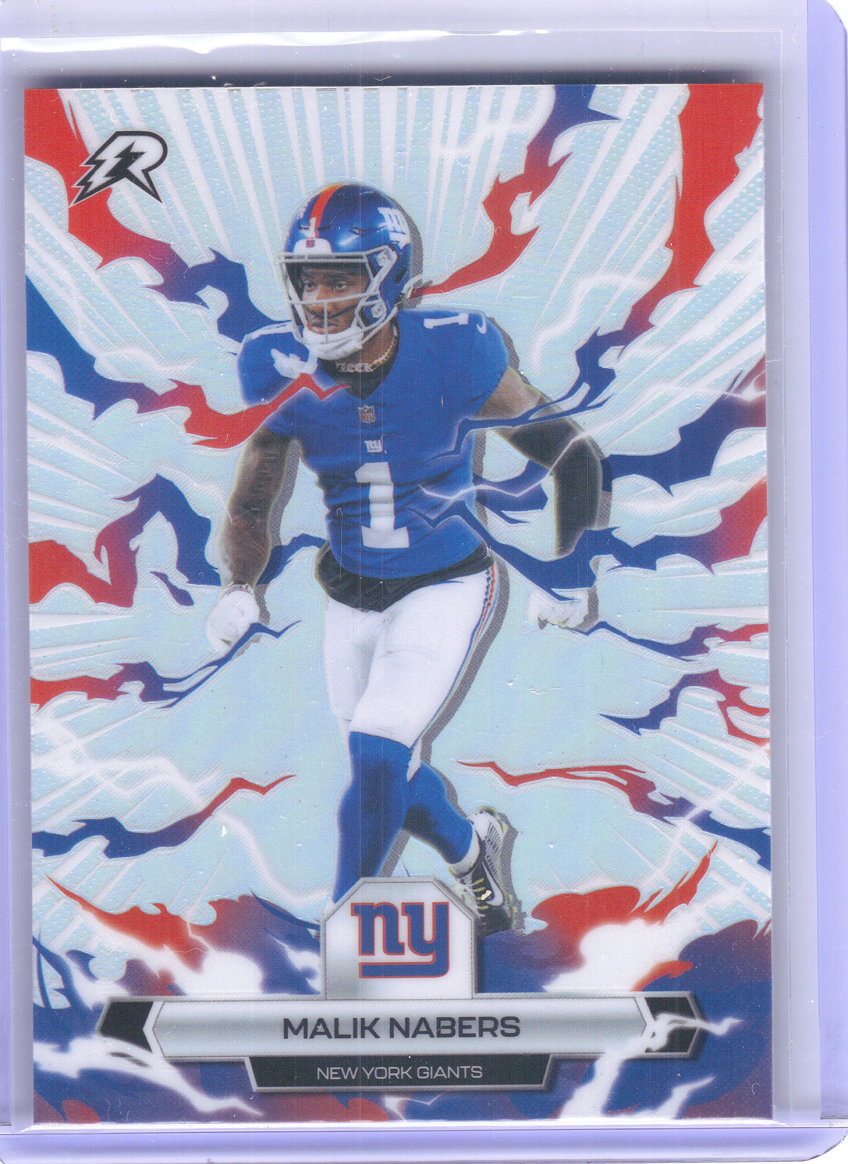 2025 Topps Resurgence #73 Malik Nabers Refractor New York Giants