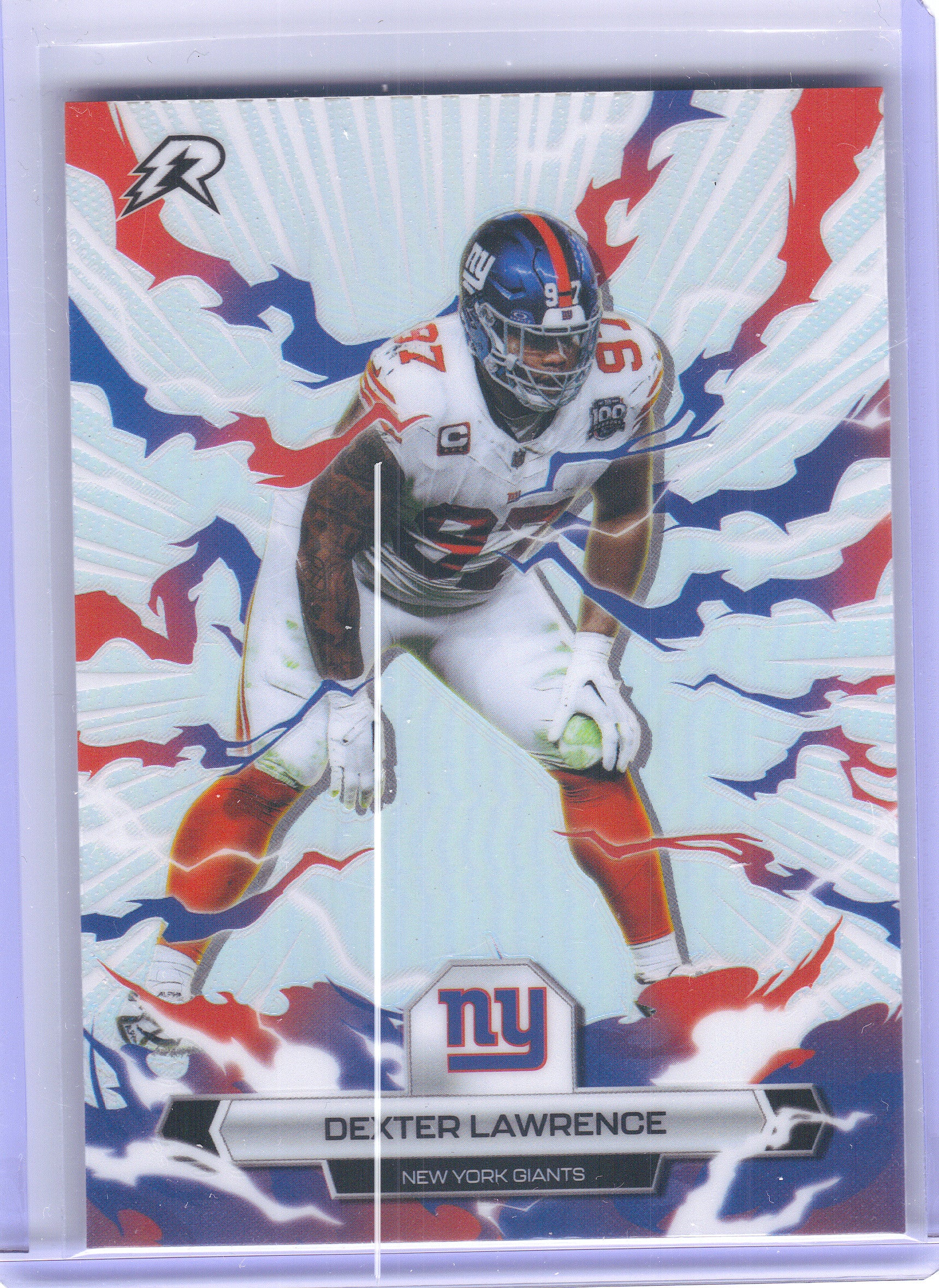 2025 Topps Resurgence #74 Dexter Lawrence Refractor New York Giants