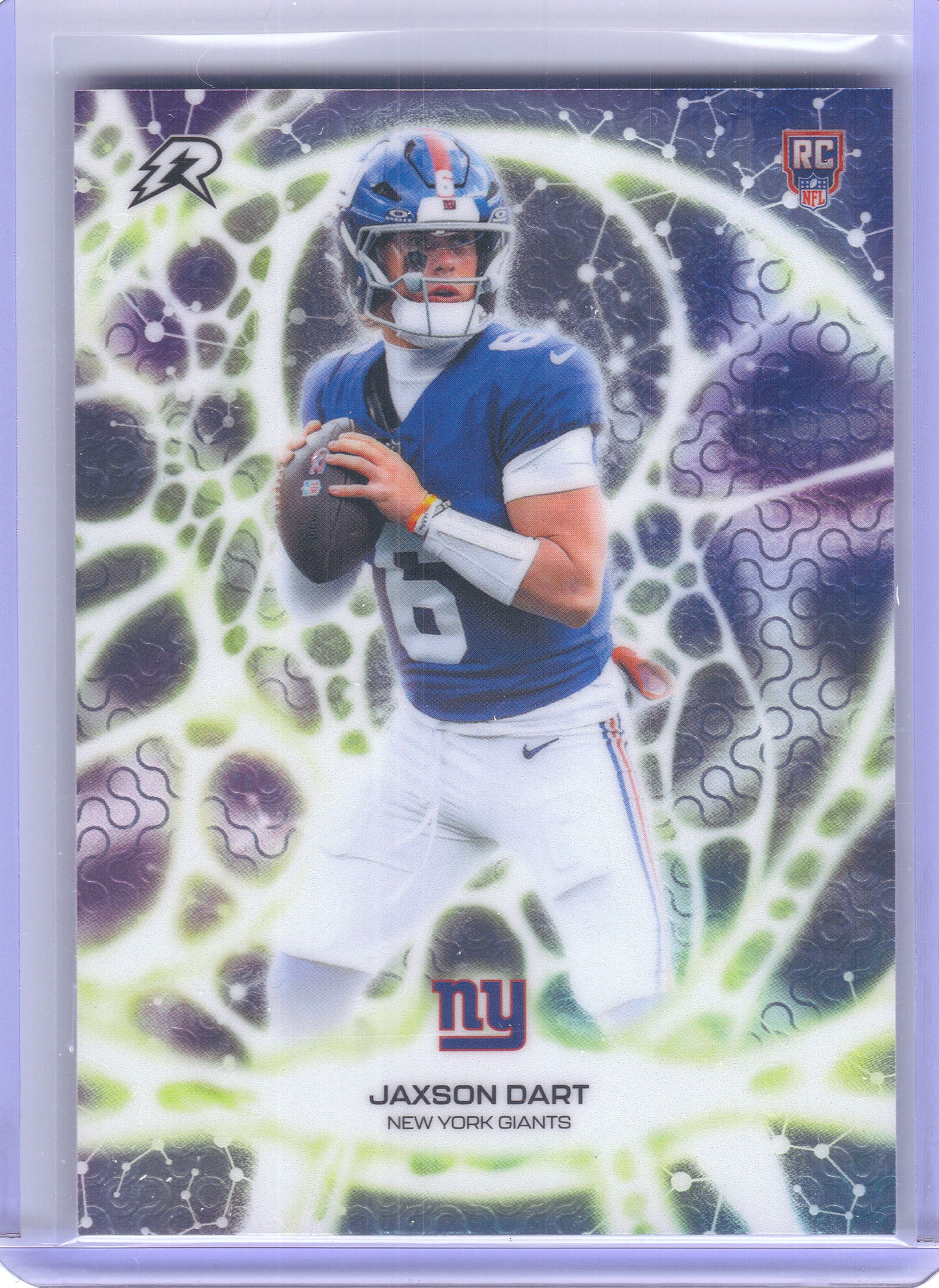2025 Topps Resurgence #PT-10 Jaxson Dart Protonyx New York Giants