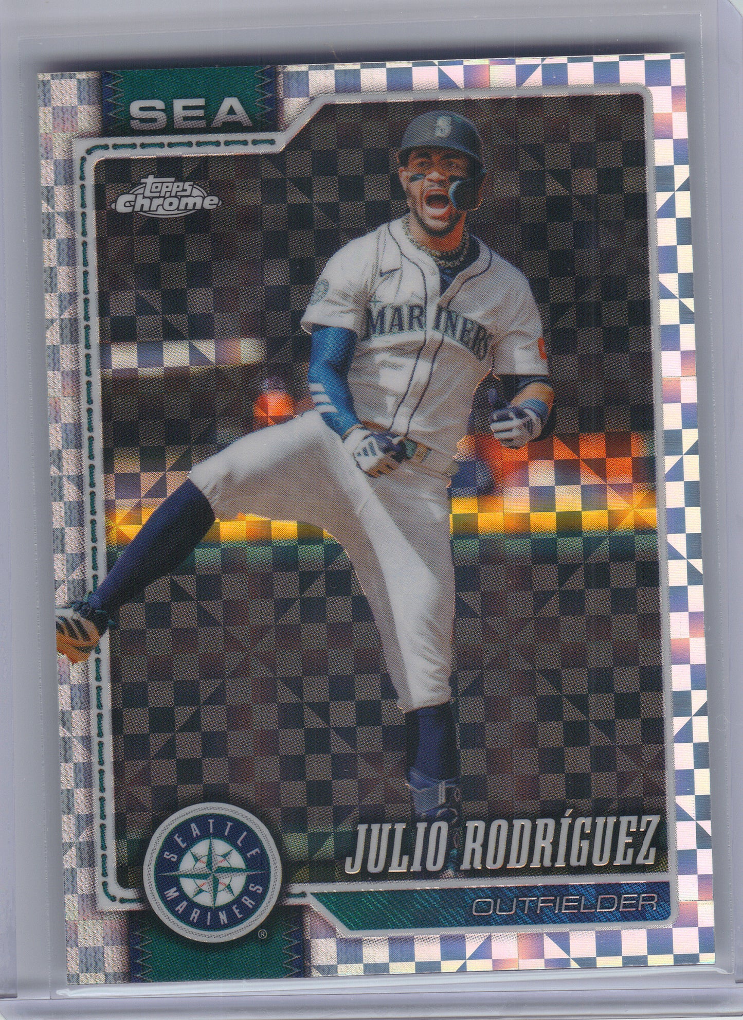 2026 Topps Chrome #149 Julio Rodríguez X-Fractors Seattle Mariners