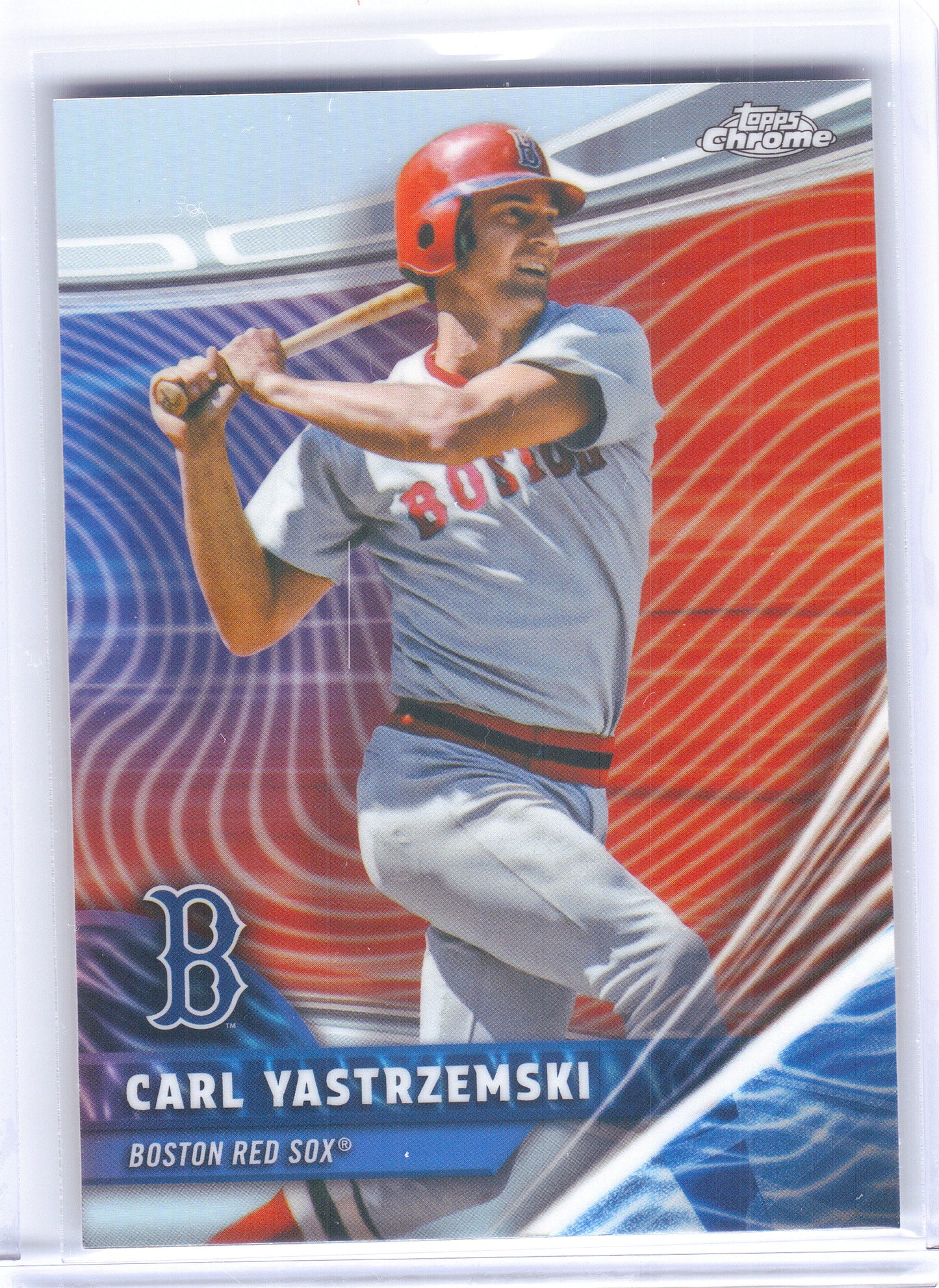 2026 Topps Chrome #RVA-16 Carl Yastrzemski Chrome Rivals Away Boston Red Sox