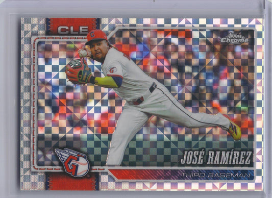 2026 Topps Chrome #127 José Ramírez X-Fractors Cleveland Guardians