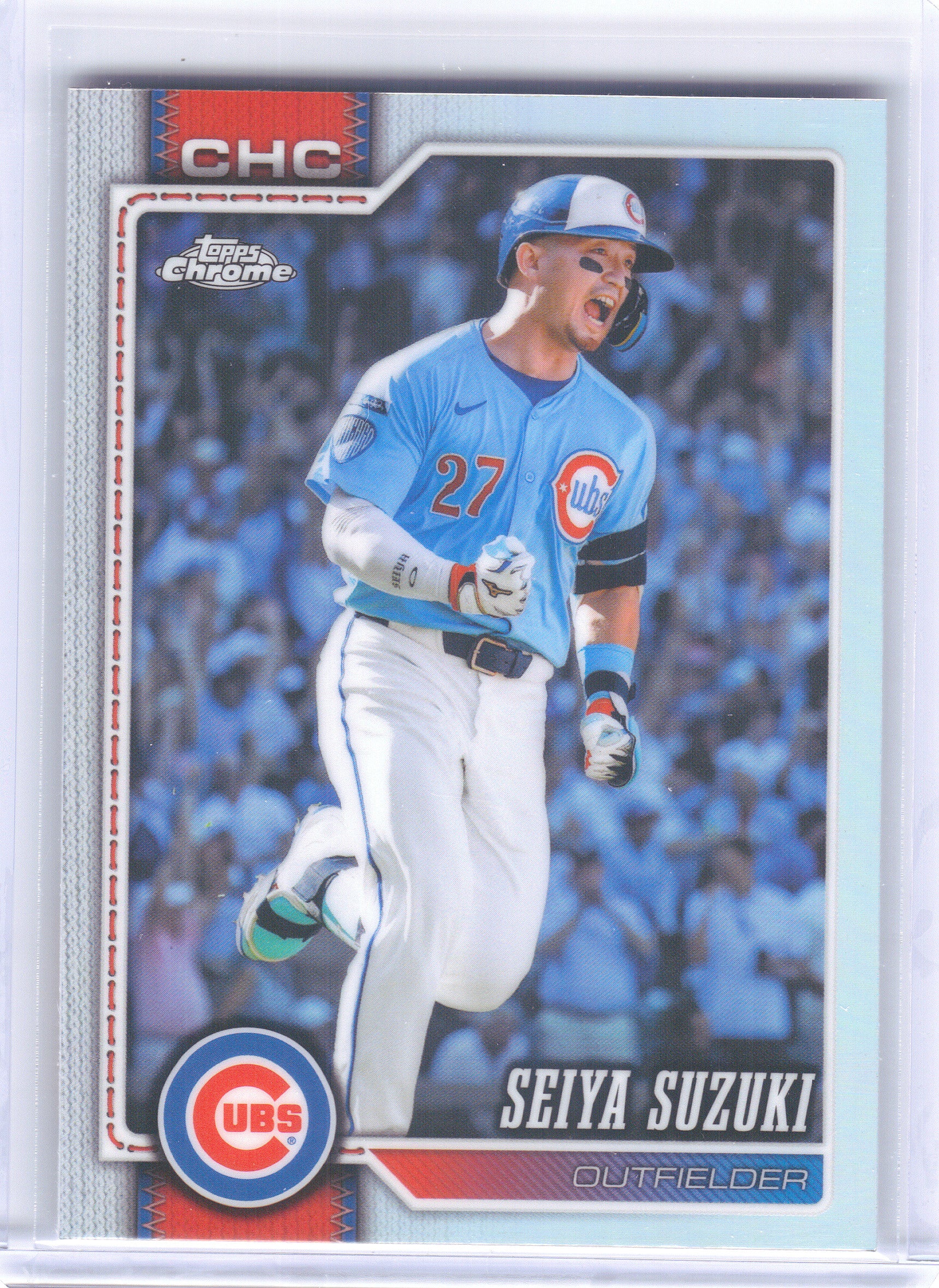 2026 Topps Chrome #34 Seiya Suzuki Refractors Chicago Cubs