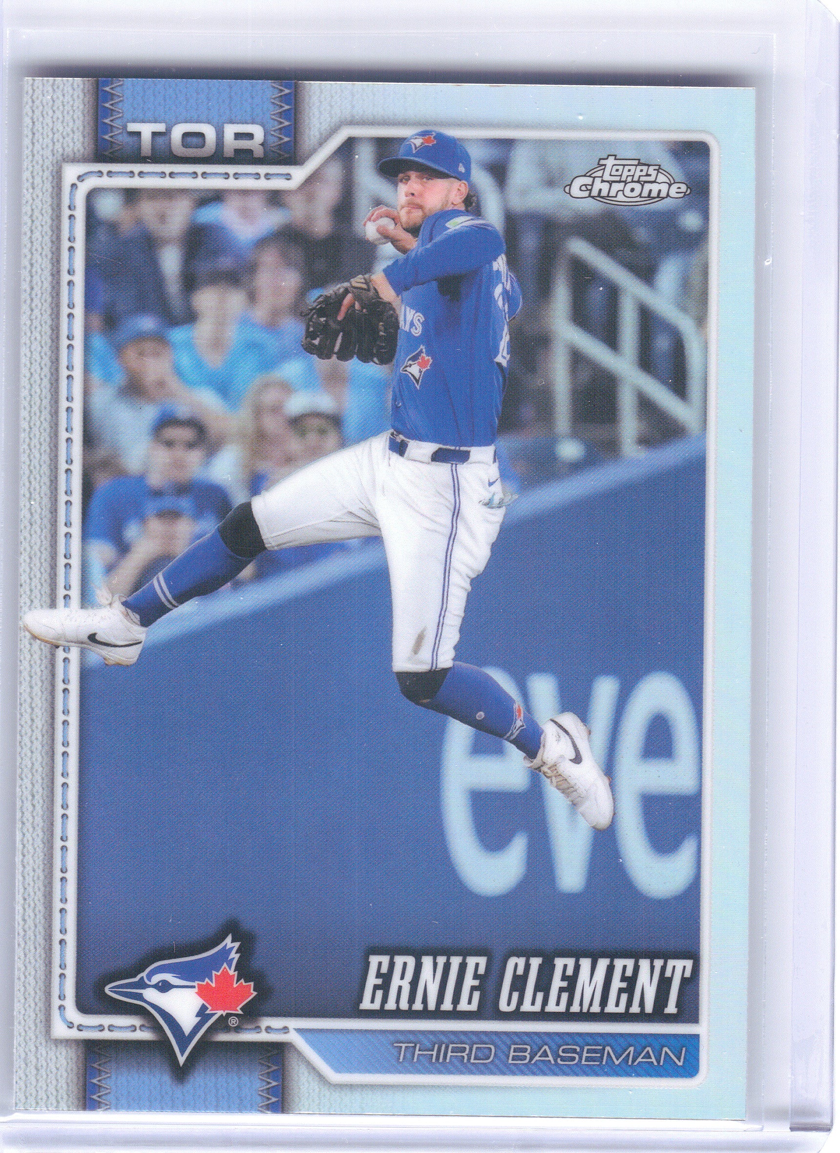 2026 Topps Chrome #106 Ernie Clement Refractors Toronto Blue Jays